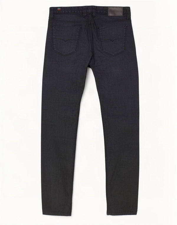 Diesel Mens Slim Jeans W32 L33 Azul Marinho Algodão