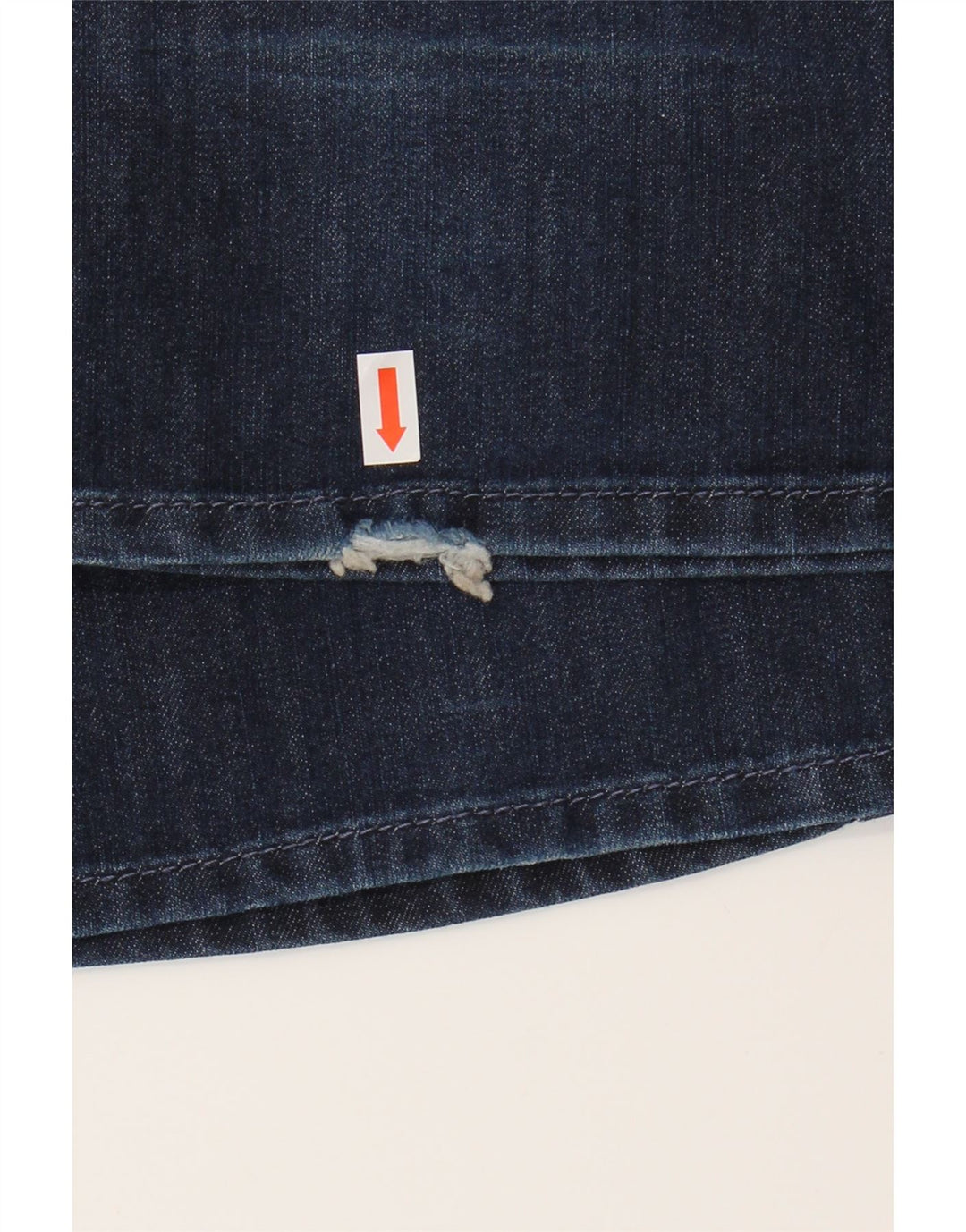 ARMANI Jeans retos femininos W28 L34 algodão azul