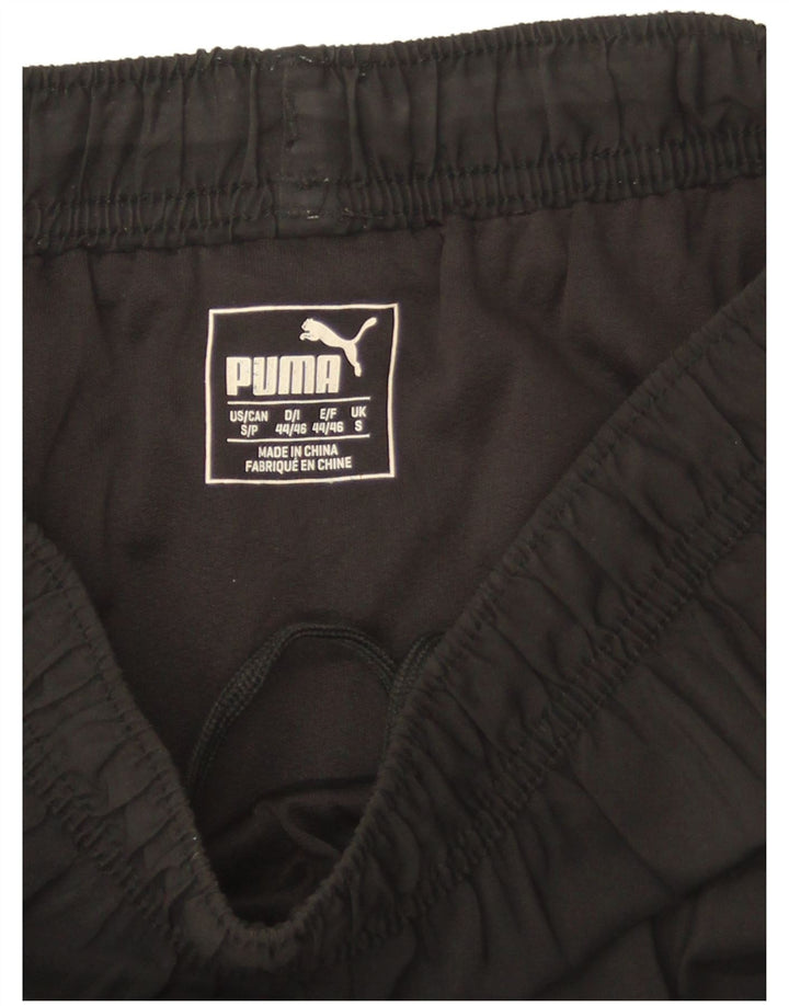 Shorts esportivos masculinos Puma pequeno poliéster preto