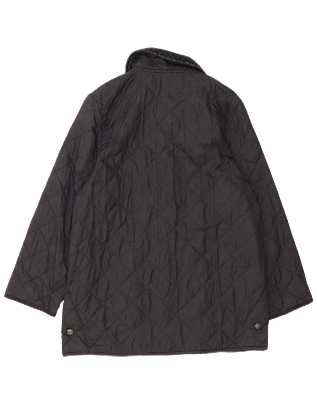 Jaqueta acolchoada feminina Barbour UK 18 XL preta poliamida