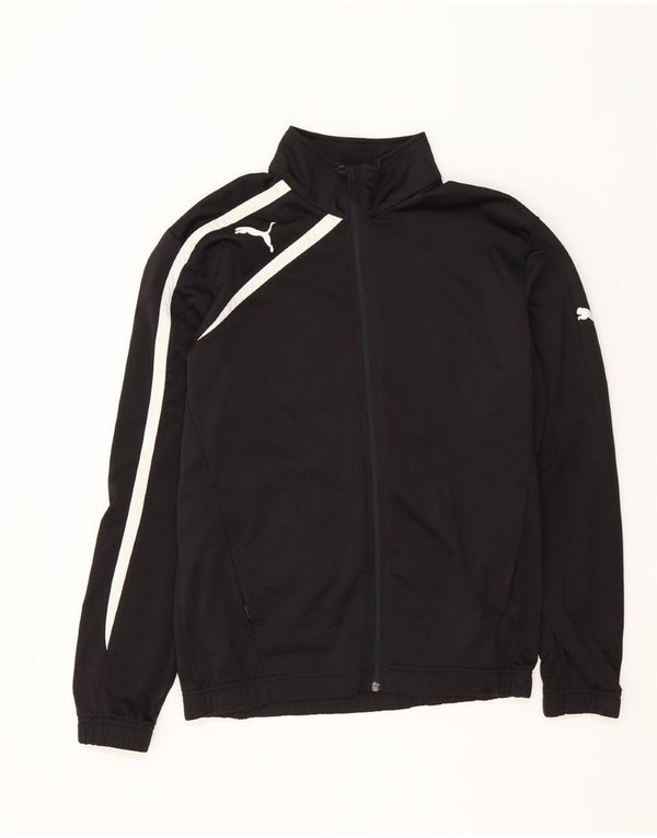 Puma Mens Tracksuit Top Jacket Médio Preto Colourblock Poliéster