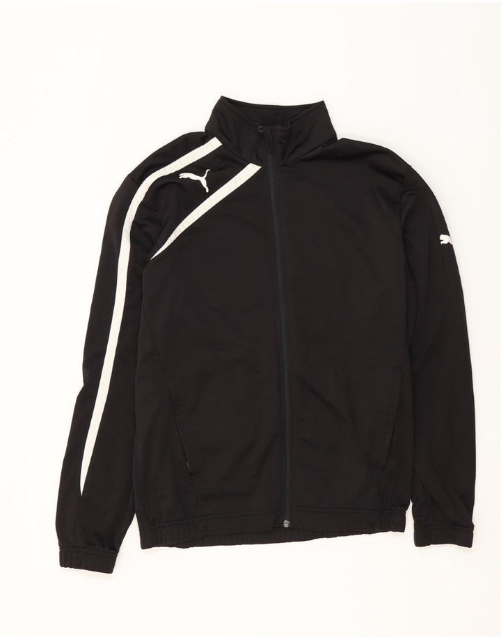 Puma Mens Tracksuit Top Jacket Médio Preto Colourblock Poliéster