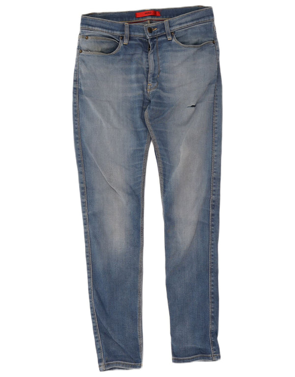 Hugo Boss Jeans Skinny Feminino W29 L32 Azul Algodão