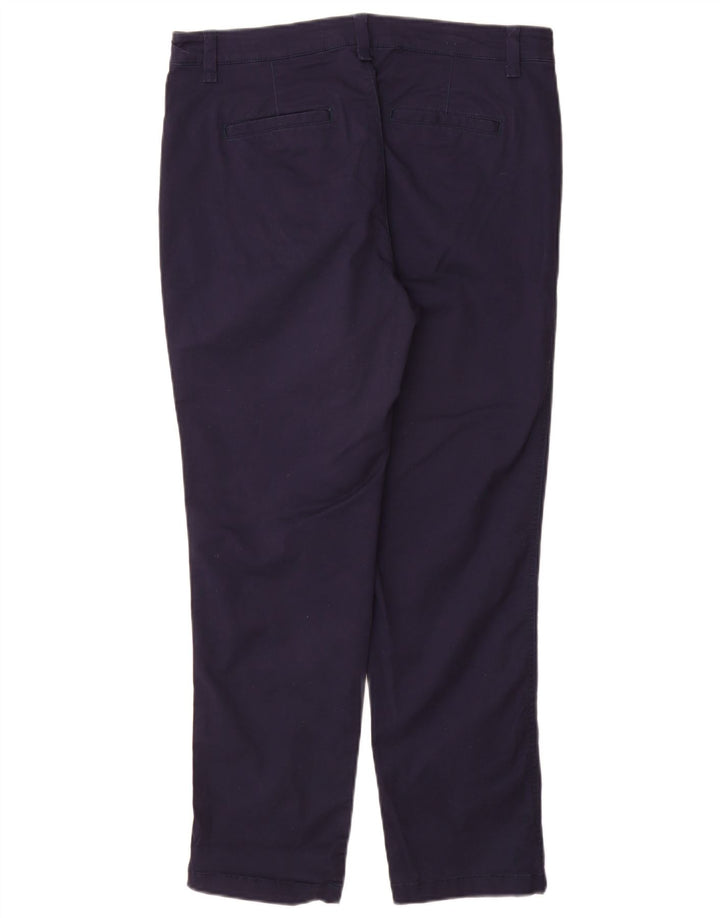 Calça Chino Feminina Girlfriend GAP EUA 8 Médio W32 L28 Azul Marinho