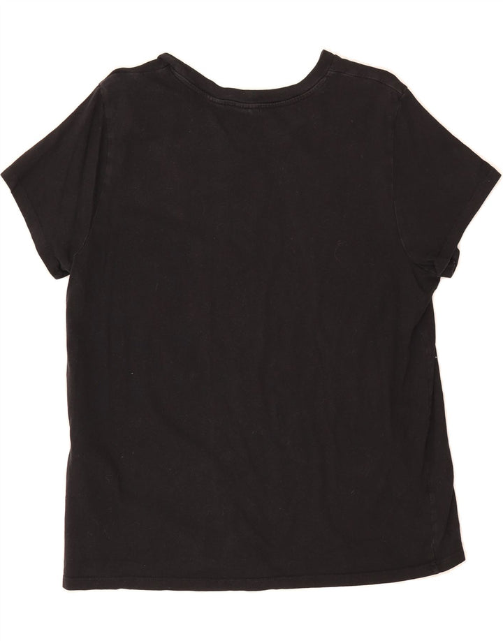 LEVI'S Womens T-Shirt Top UK 18 XL Black Cotton Vintage Levi's and Second-Hand Levi's from Messina Hembry 