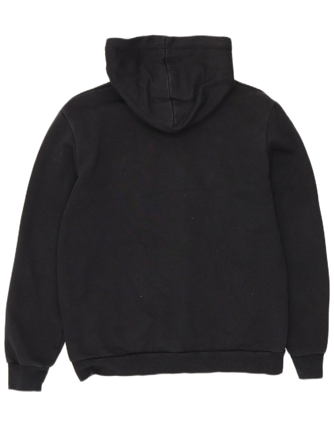 Puma masculino gráfico moletom com capuz pequeno algodão preto