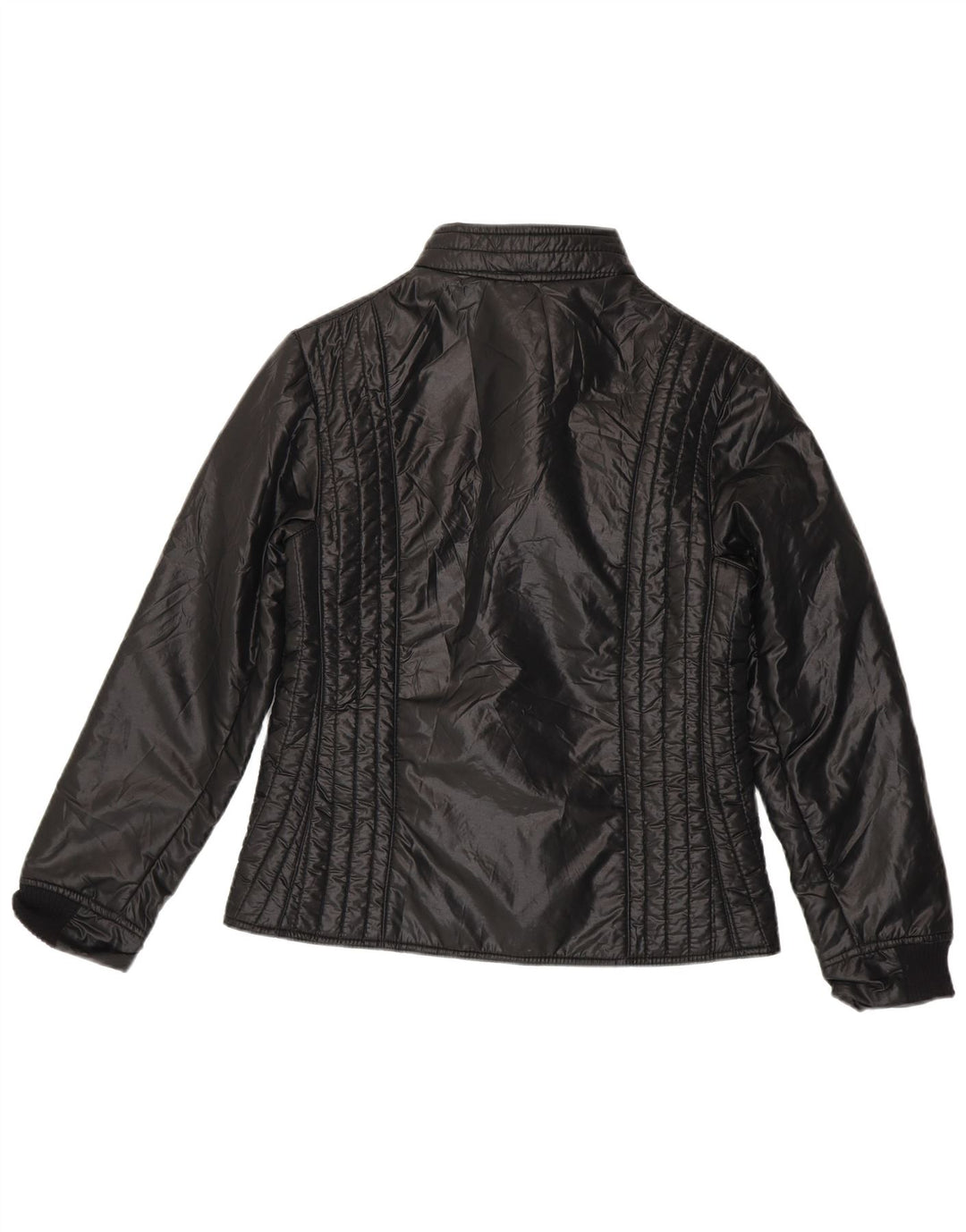 Jaqueta acolchoada feminina vintage IT 48 XL preta