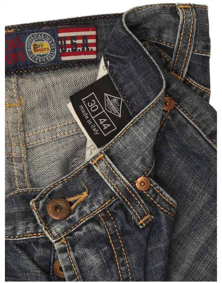 Shorts jeans feminino Roy Rogers IT 44 médio W30 algodão azul
