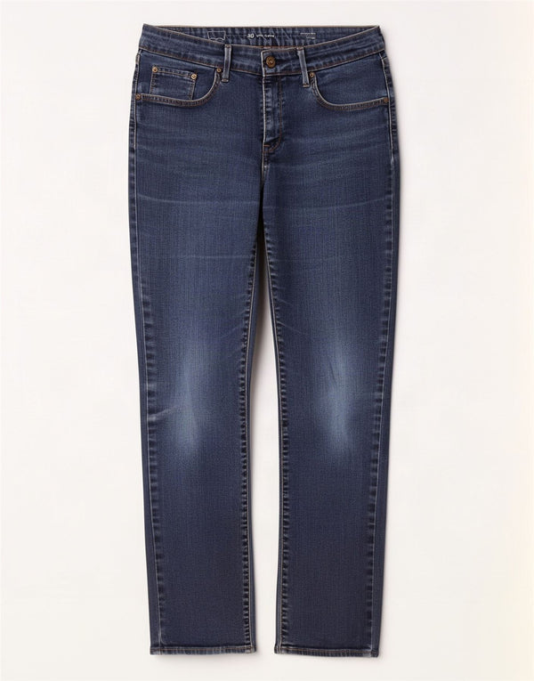 Calça jeans feminina Levi's Demi Curve Classic Rise Straight W30 L30 Azul Algodão
