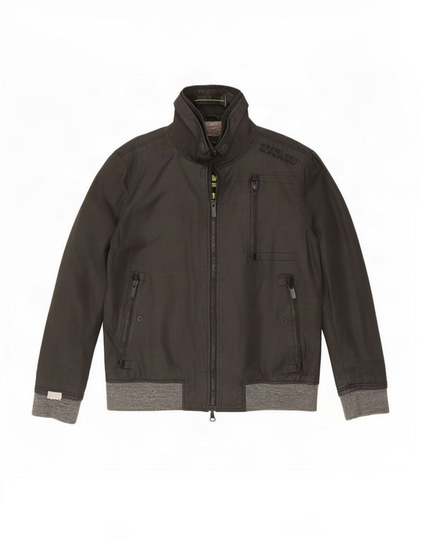 Jaqueta bomber masculina Superdry UK 44 2XL poliéster preto