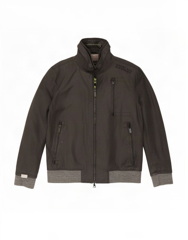Jaqueta bomber masculina Superdry UK 44 2XL poliéster preto