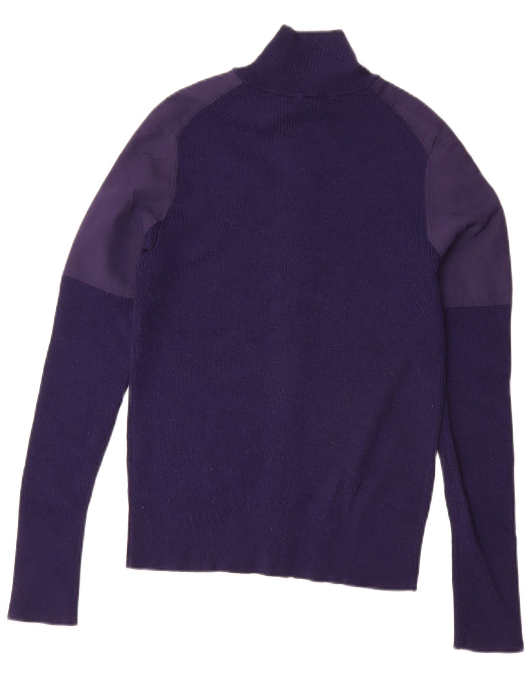Suéter cardigã masculino Cos pequeno bloco colorido azul marinho