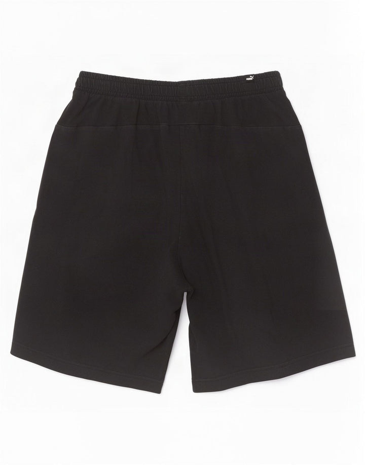 Shorts esportivos gráficos masculinos Puma médio preto algodão