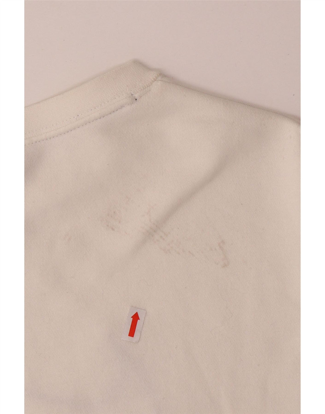 NIKE Masculino Loose Fit Graphic Moletom Jumper XS Algodão Branco