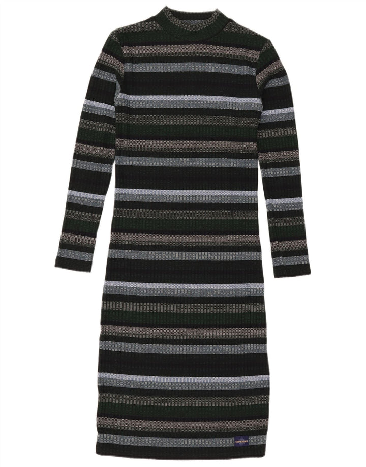 Vestido Jumper Feminino Superdry UK 8 Pequeno Listrado Multicolorido