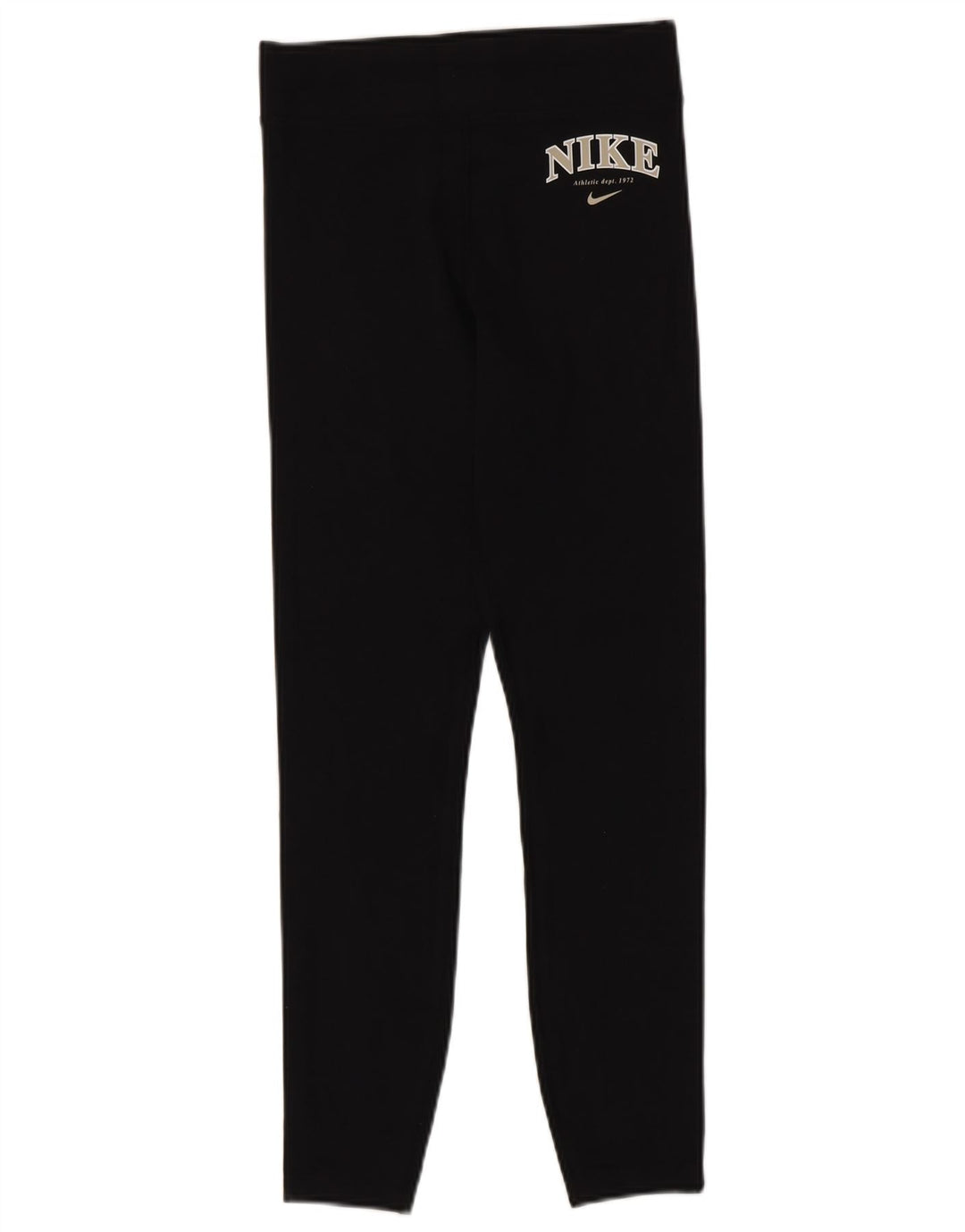 Leggings Nike Femininas Gráficas UK 10 Pequenas Algodão Preto