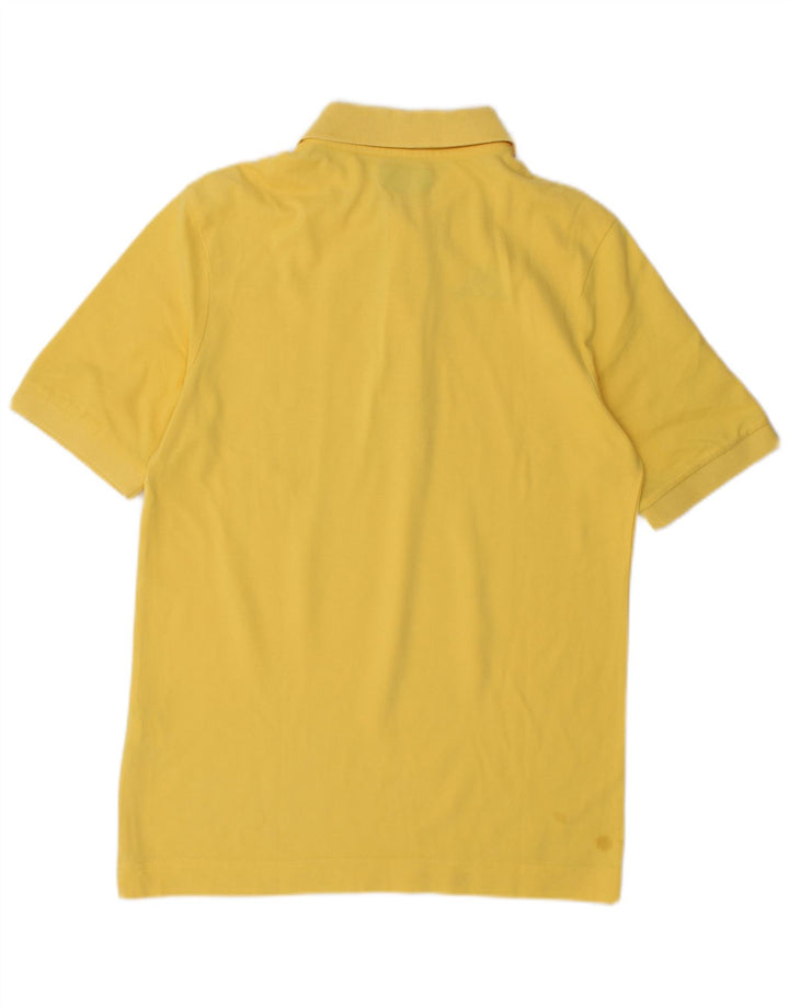Camisa polo masculina KAPPA pequena de algodão amarelo