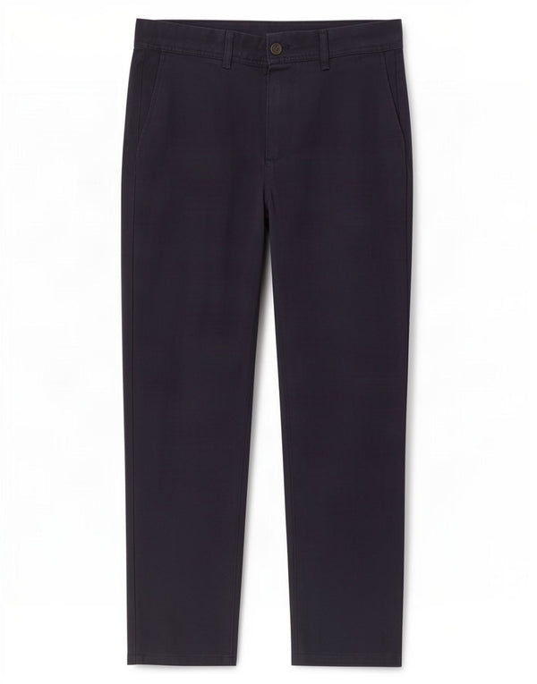 Calça Chino Cônica Masculina Zara EU 40 Médio W31 L28 Azul Marinho Poliéster