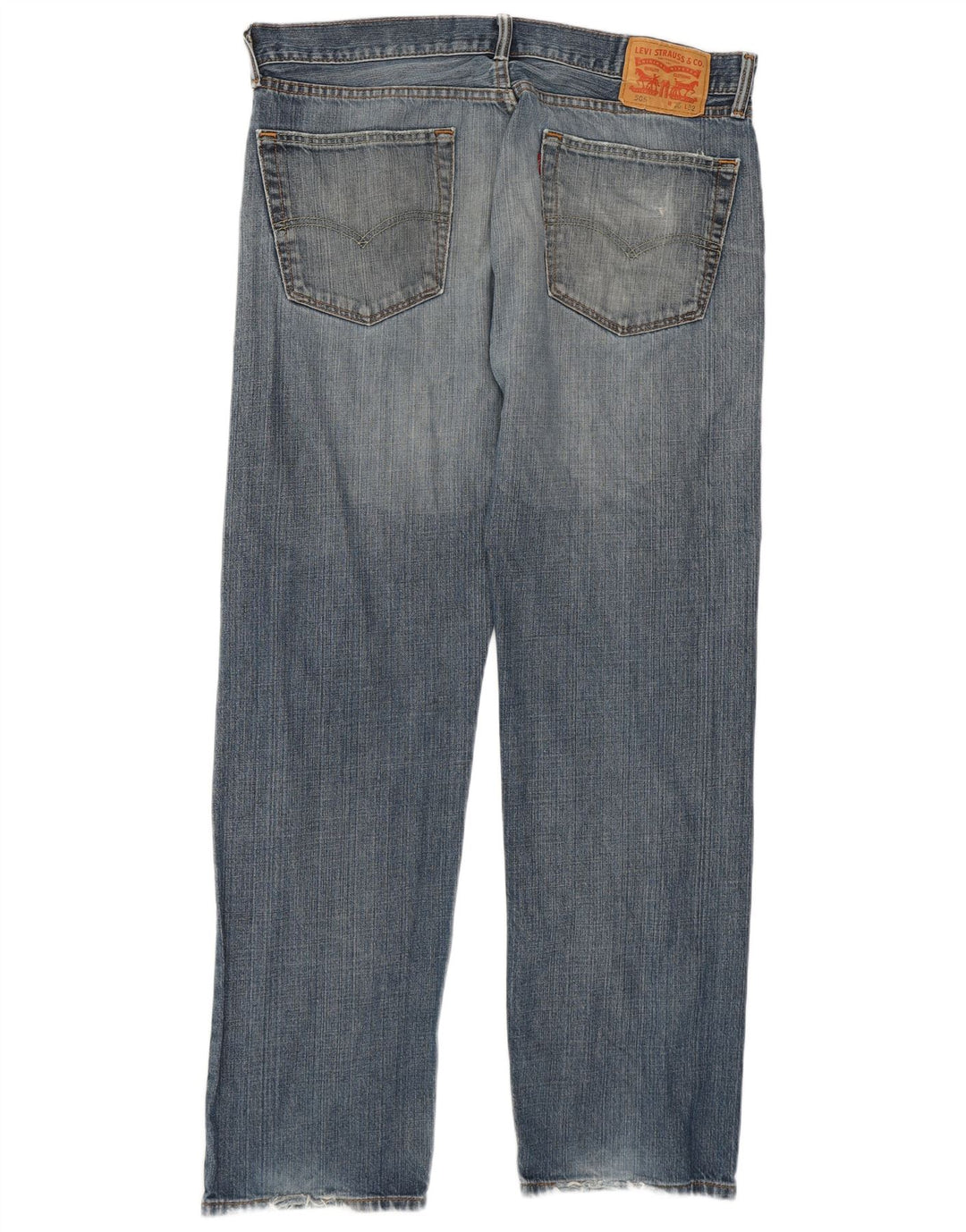 Levi's Masculino 505 Straight Jeans W34 L32 Azul Algodão