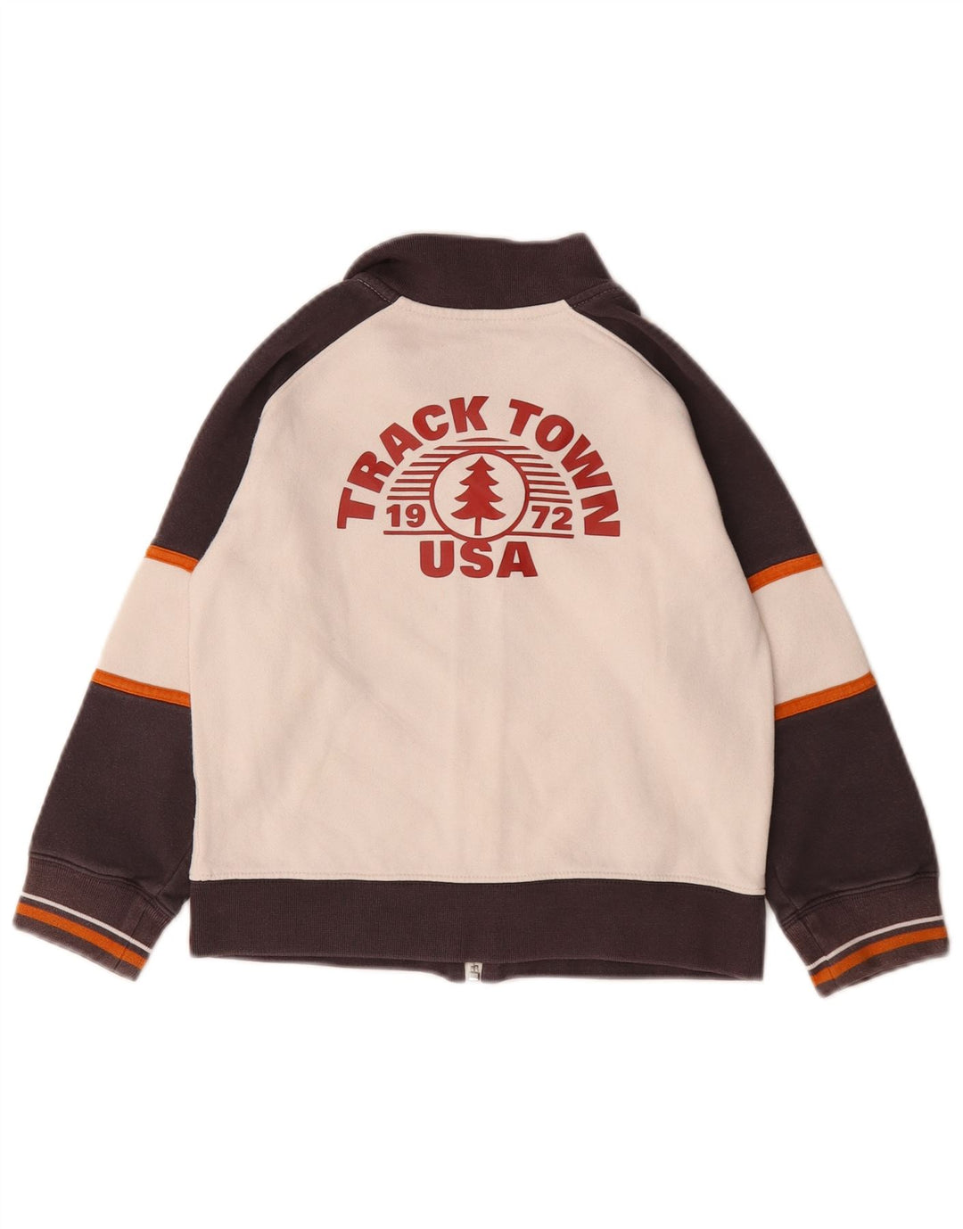 Jaqueta Nike Boys Graphic Tracksuit Top 6-7 anos grande bloco colorido branco