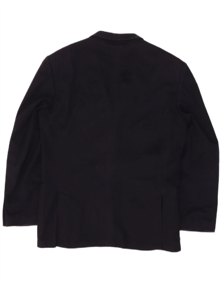 Jaqueta blazer masculina Brooksfield com 2 botões Reino Unido 38 azul marinho médio
