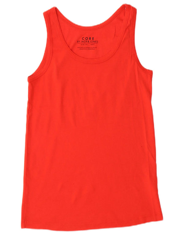 Colete masculino Jack & Jones Top grande de algodão vermelho