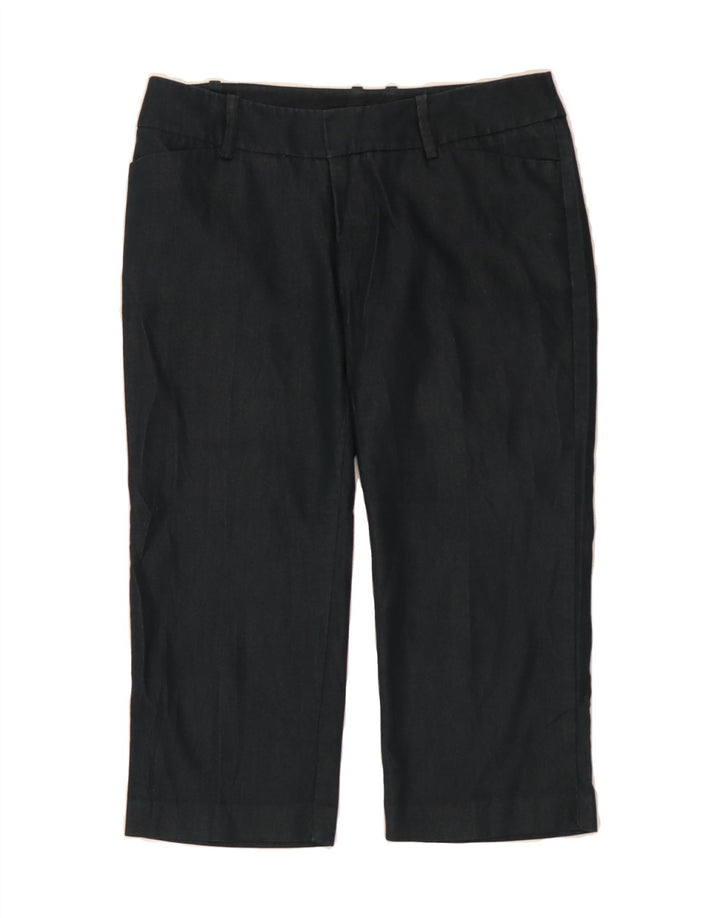 MOSSIMO Womens Straight Capri Trousers US 6 Medium W32 L21 Navy Blue Vintage Mossimo and Second-Hand Mossimo from Messina Hembry 