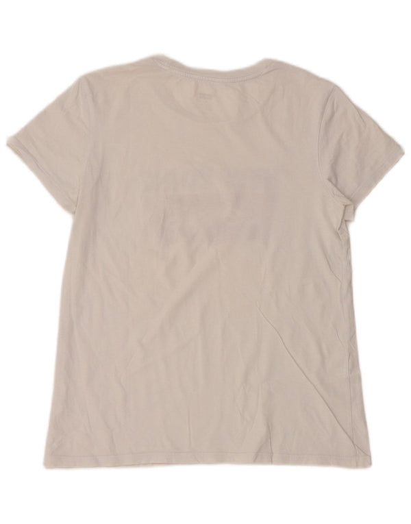 Camiseta feminina Levi'S New York Graphic UK 10 pequena branca