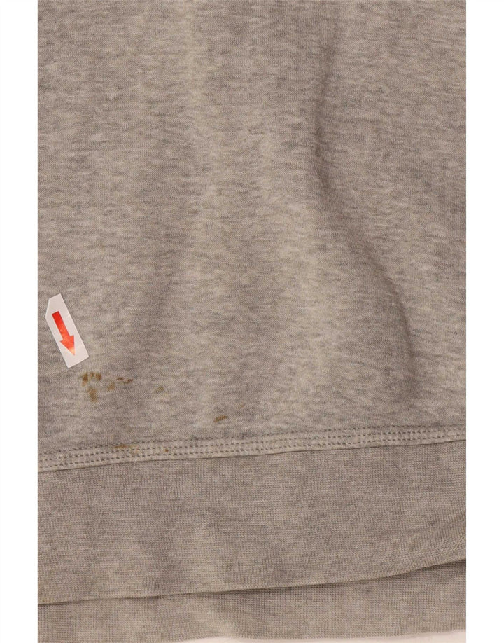 Moletom masculino Nike Jumper grande algodão manchado cinza