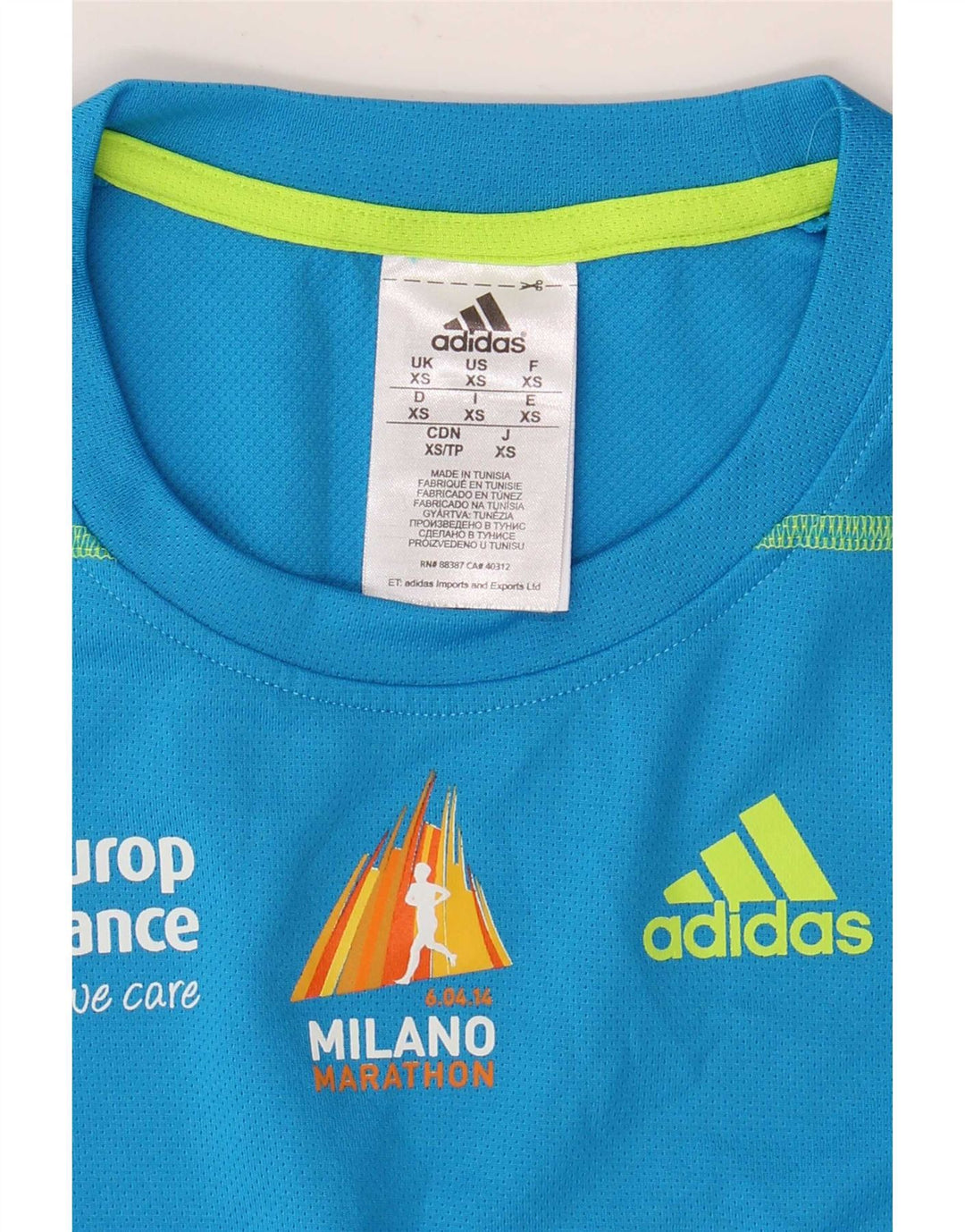Camiseta Adidas Masculina Climalite Graphic Top XS Azul Poliéster