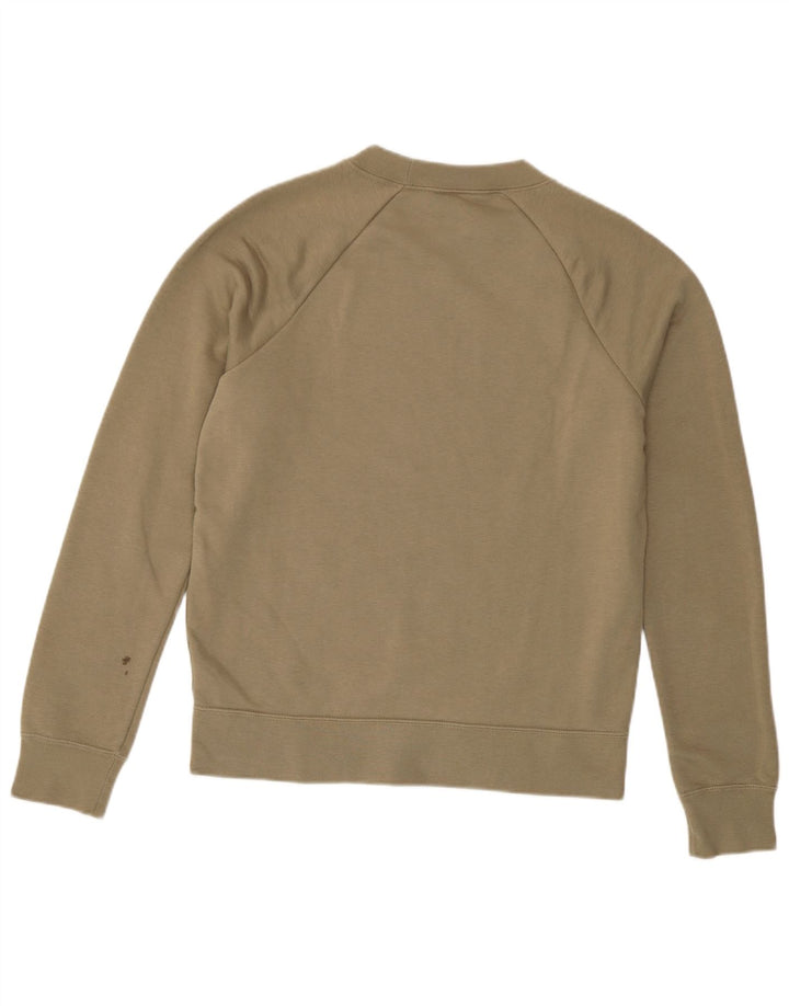 Nike moletom masculino jumper pequeno cáqui algodão esportivo