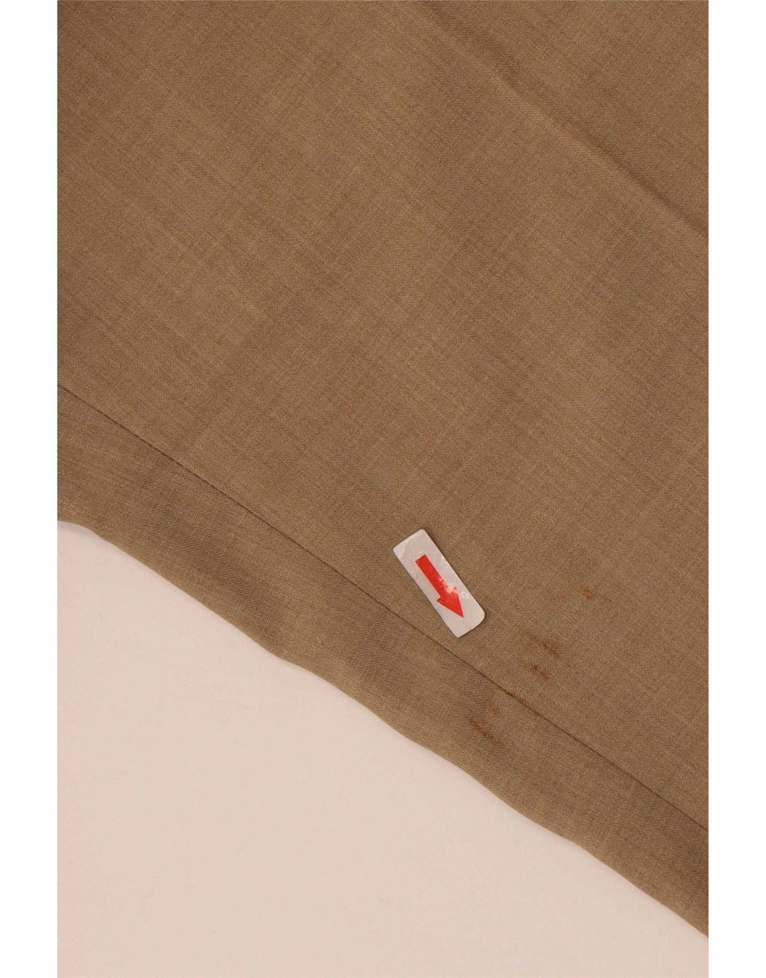 Calça masculina Farah de terno reto W36 L29 poliéster bege