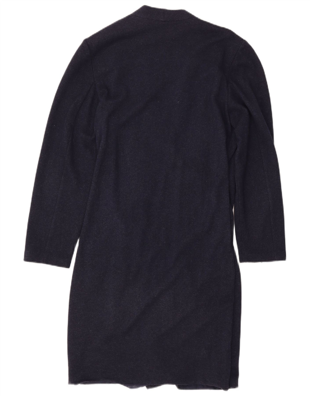 Vestido feminino de manga comprida Gianfranco Ferre UK 14 médio azul marinho