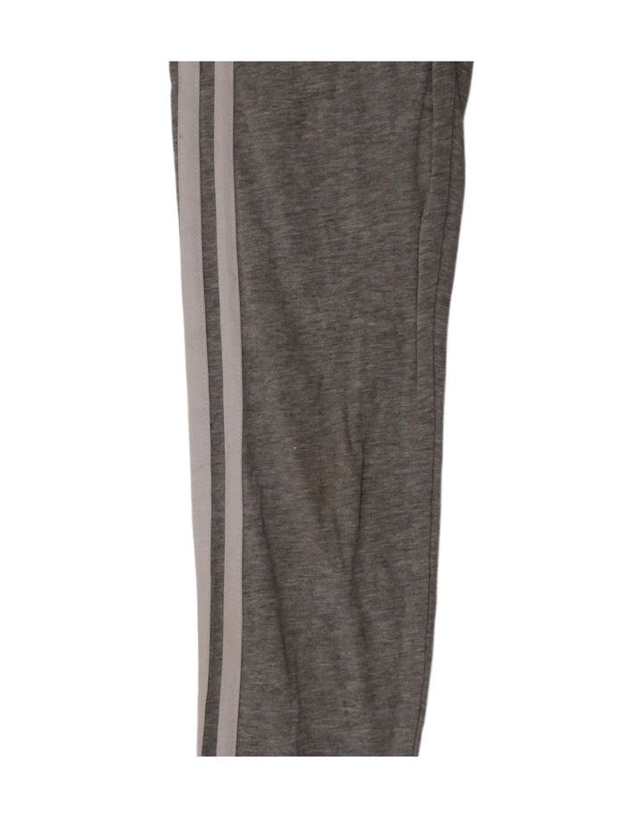 Leggings ADIDAS Meninas 9-10 Anos Cinza Algodão