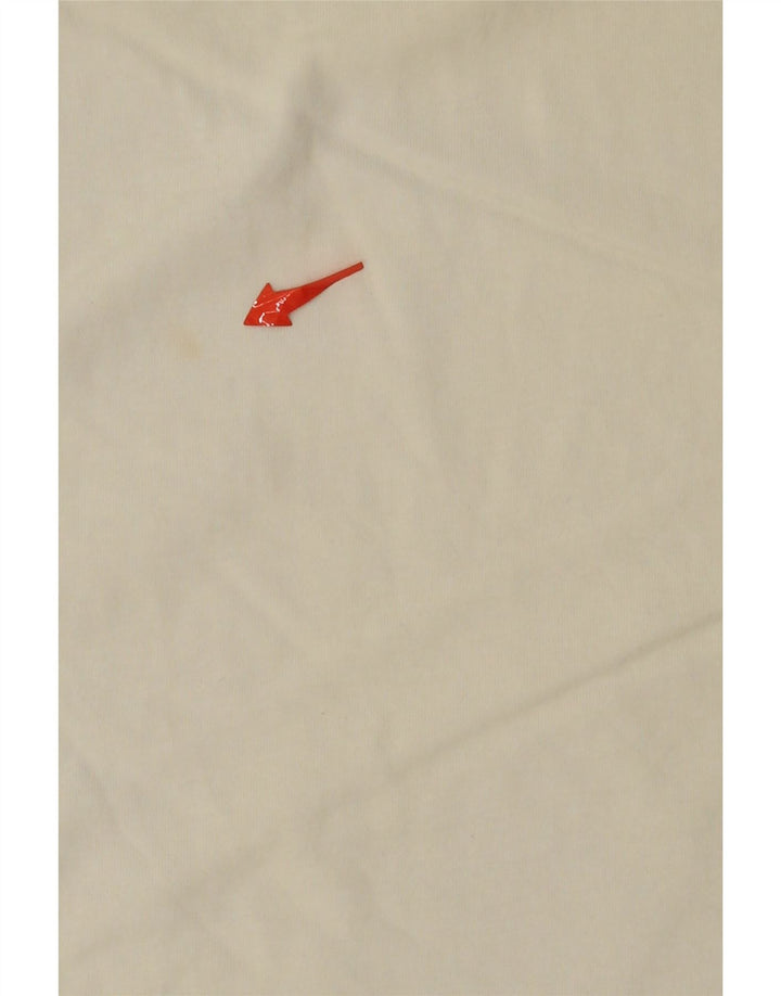 Camiseta masculina TOMMY HILFIGER com ajuste regular e estampa pequena de algodão off white