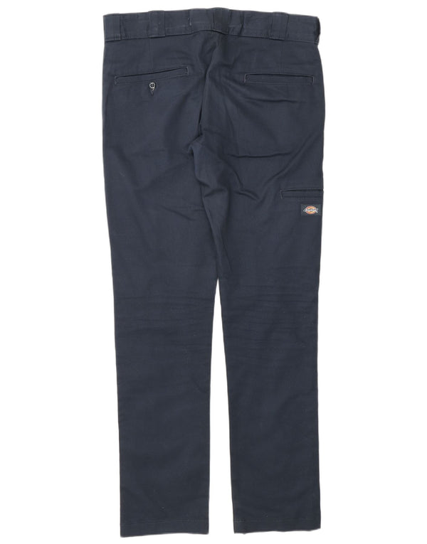 Calça cargo masculina Dickies reta skinny W31 L32 algodão azul marinho