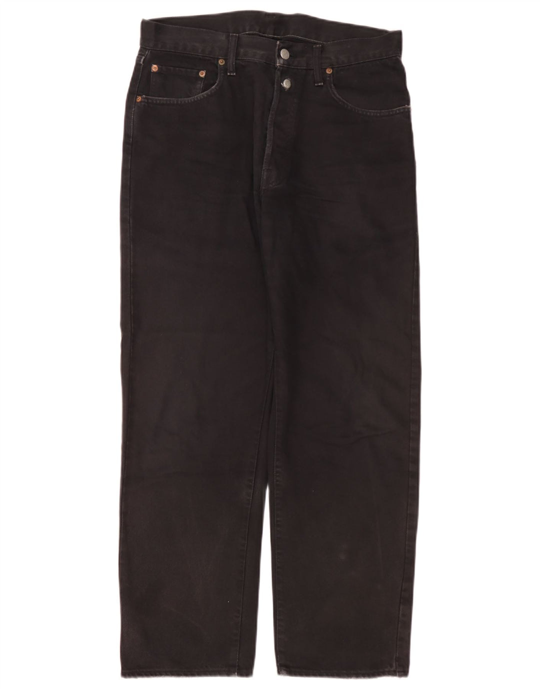 Replay Calça jeans reta masculina W33 L30 preta