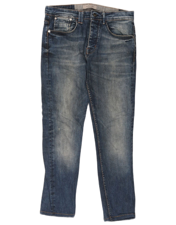 Zara Mens Skinny Jeans EU 40 Médio W31 L27 Azul