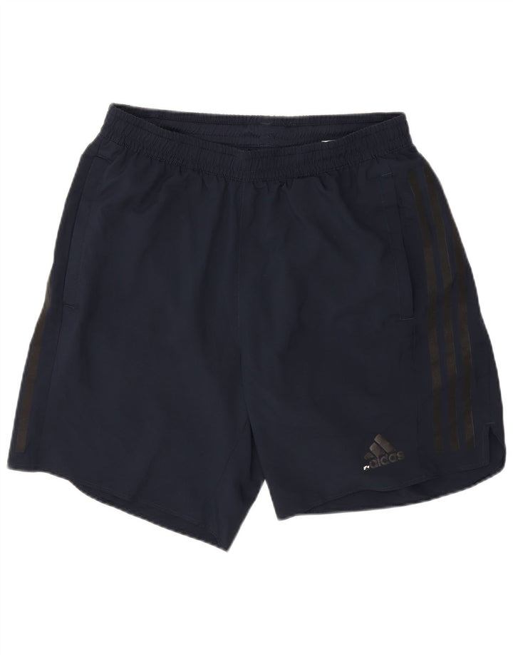 Adidas Mens Aeroready Sport Shorts Médio Azul Marinho Poliéster