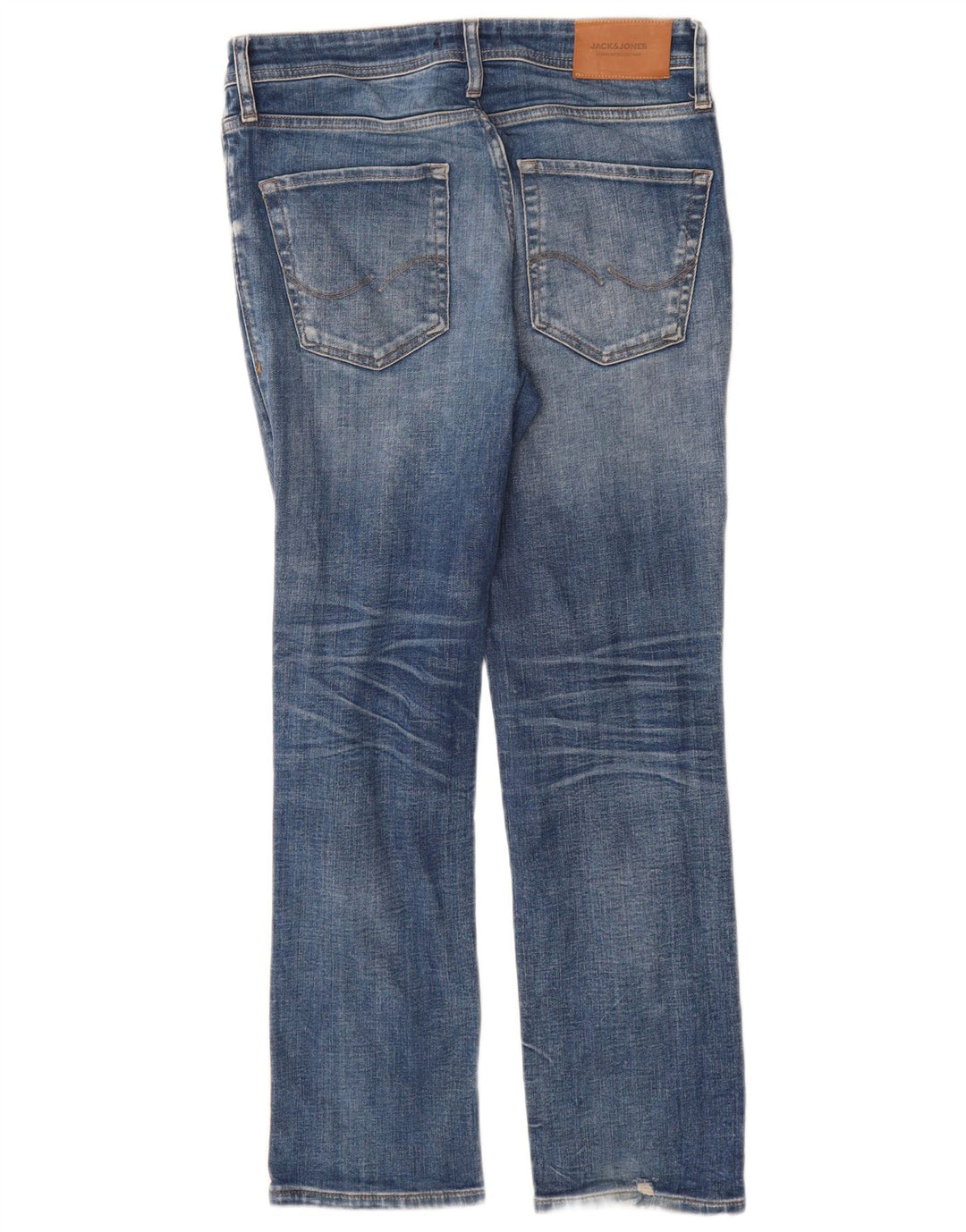 Jack & Jones Mens Slim Jeans W30 L30 Azul Algodão