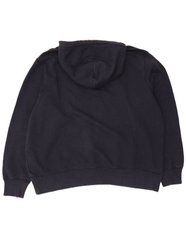 Nike masculino moletom com capuz jumper 2XL algodão azul marinho
