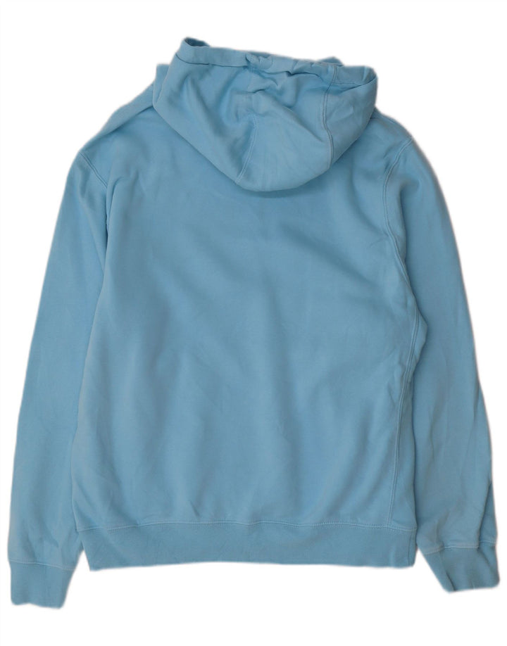 NIKE Mens Hoodie Jumper Médio Algodão Azul