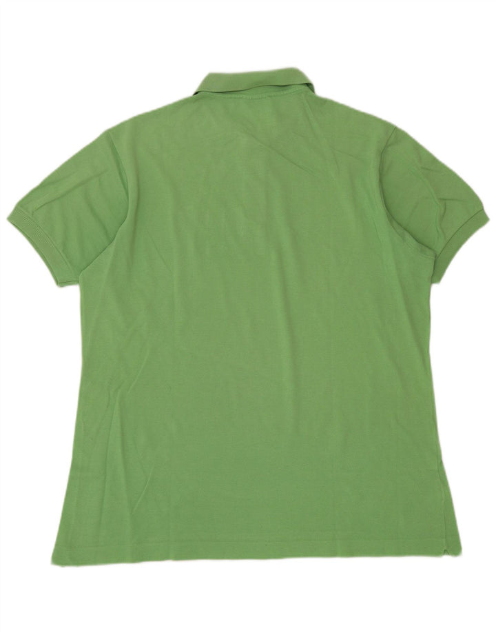 Camisa polo masculina Lacoste tamanho 6 grande algodão verde clássico
