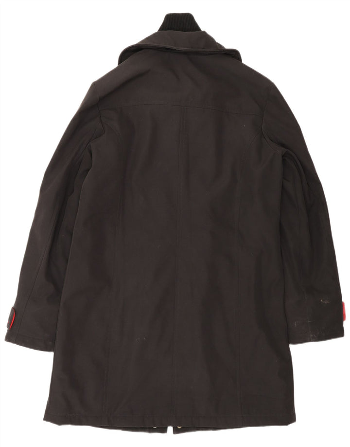 Casaco corta-vento feminino TOMMY HILFIGER UK 16 grande poliéster preto