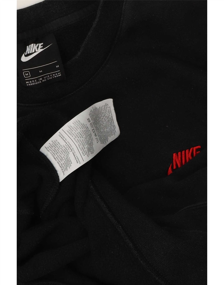 Nike masculino moletom jumper médio algodão preto