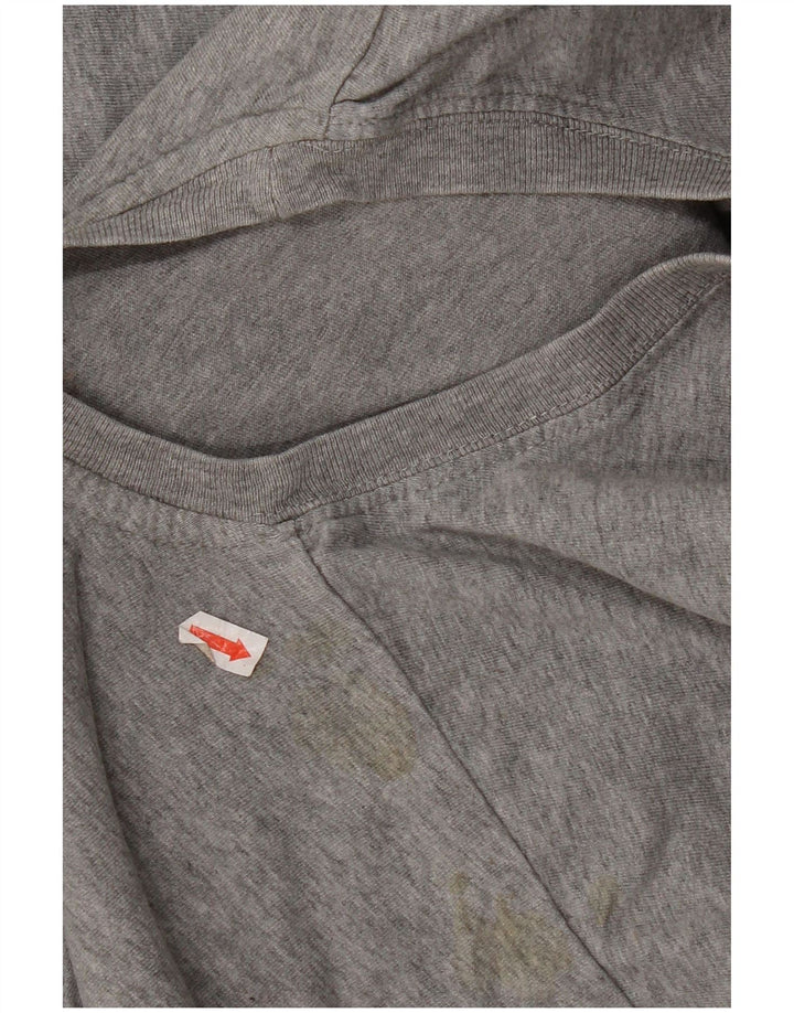 Camiseta masculina Calvin Klein grande cinza
