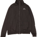 Kappa Mens Graphic Tracksuit Top Jaqueta Grande Poliéster Preto