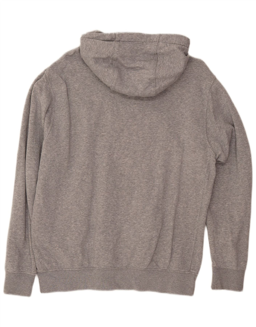 Jumper com capuz gráfico masculino Nike médio cinza algodão