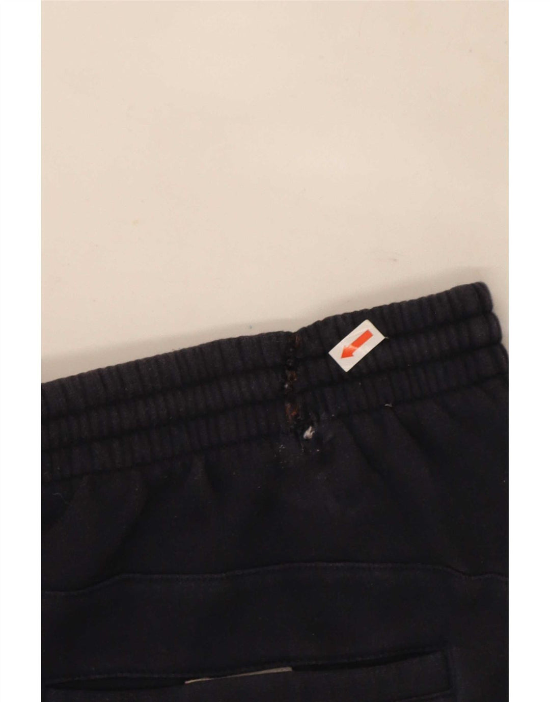 Calça de treino masculina Adidas grande algodão azul marinho