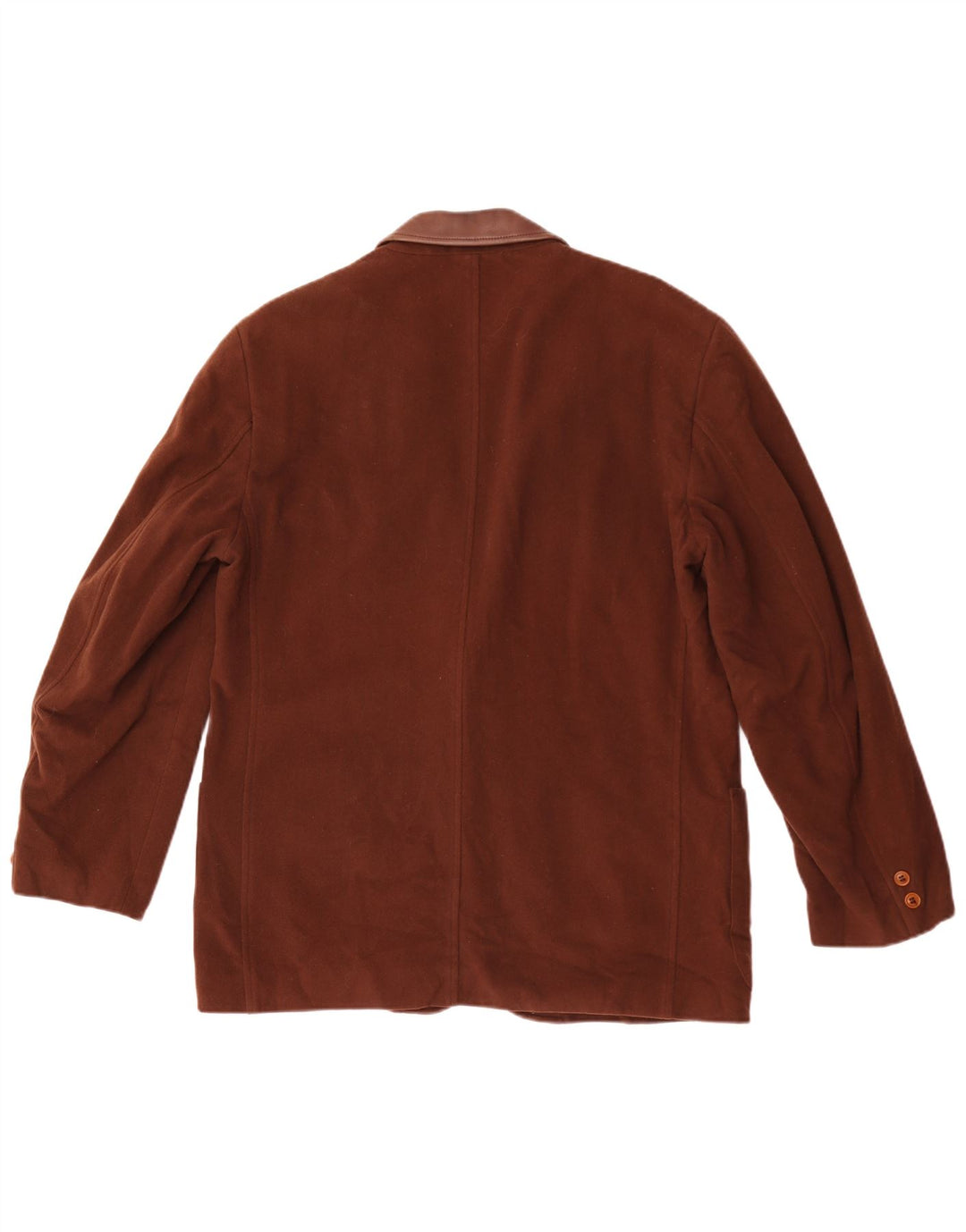 Marlboro Classics Mens Jaqueta Blazer de 2 Botões EU 48 Lã Marrom Médio